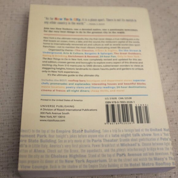 COPY - Book the best things to do in New York 1001 ideas 2nd edition by Caitlin… - Picture 2 of 4